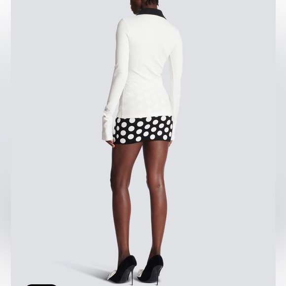 Balmain Jersey shirt-effect polo Size XS - Picture 2 of 8